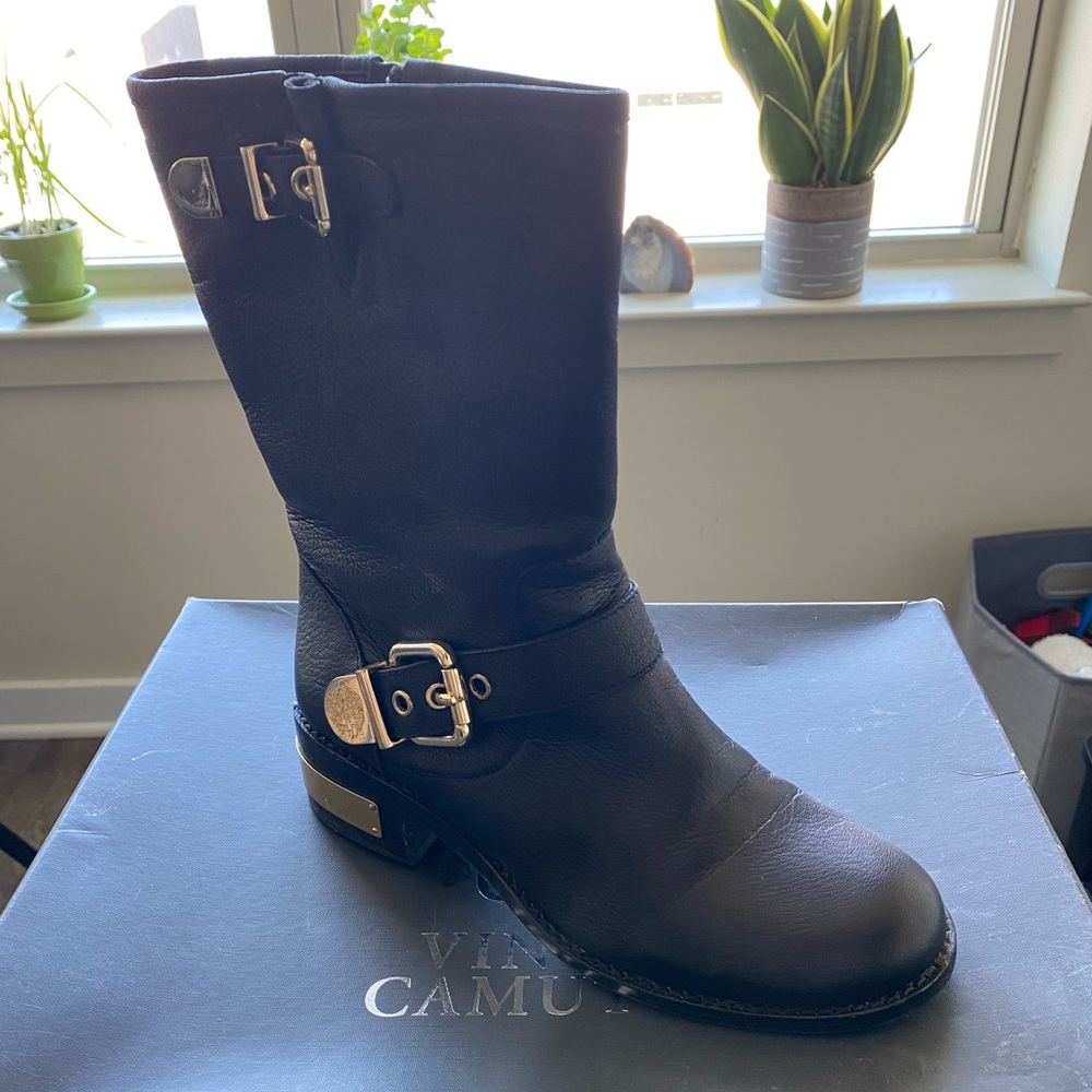 Vince Camuto Winchell leather Moto boot
